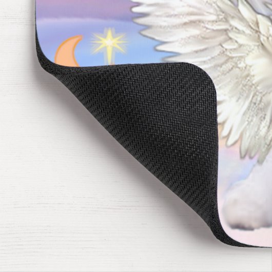 Bichon Frise Angel Mousepad (Ecke)