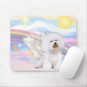 Bichon Frise Angel Mousepad (Mit Mouse)