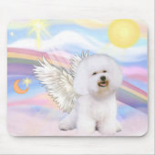 Bichon Frise Angel Mousepad (Vorne)