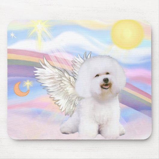 Bichon Frise Angel Mousepad (Vorne)
