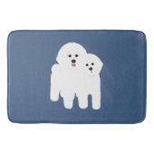 Bichon Frise Bathmat Badematte (Vorderseite)