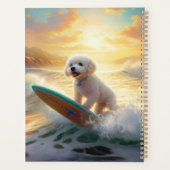 Bichon Frise Beach Surfmalerei Planer (Rückseite)
