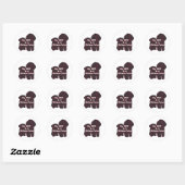 Bichon Frise BESTE FREUNDIN Sticker (Blatt)