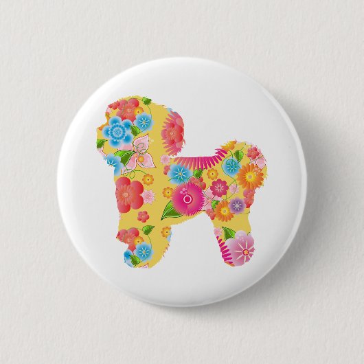 Bichon Frise Button (Vorderseite)