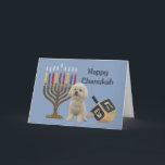 Bichon Frise Chanukah Card Menorah Dreidel Feiertagskarte<br><div class="desc">Familie und Freunde während der Chanukah Saison zu erinnern ist eine wunderbare Möglichkeit, in Touch mit den Menschen behalten, die Sie Liebe und kümmern sich. Ich habe diese Chanukah-Karten mit Liebe und Sorgfalt erstellt, und ich bin sicher, jeder, der Lieben Hunde wird sich freuen, sie zu erhalten. Sie haben die...</div>