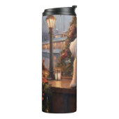 Bichon Frise Christmas Cruise: Pawsome Holiday Thermosbecher (Nach links gedreht)