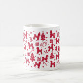 Bichon Frise Christmas Design Kaffeetasse (Mittel)