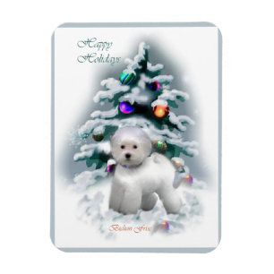 Bichon Frise Christmas Geschenke Magnet
