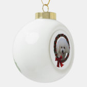 Bichon Frise Christmas Geschenke Ornament (Links)