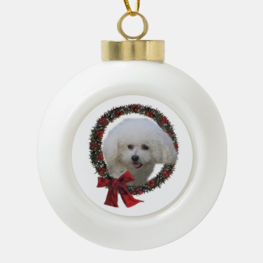 Bichon Frise Christmas Geschenke Ornament (Vorderseite)
