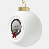 Bichon Frise Christmas Geschenke Ornament (Rechts)