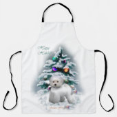 Bichon Frise Christmas Geschenke Schürze (Vorderseite)
