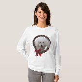 Bichon Frise Christmas Geschenke T-Shirt (Vorne ganz)
