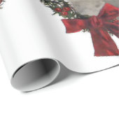 Bichon Frise Christmas Geschenkpapier (Rolleneckpunkt)