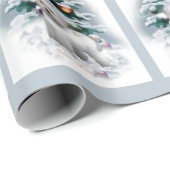 Bichon Frise Christmas Geschenkpapier (Rolleneckpunkt)