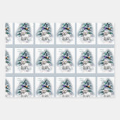 Bichon Frise Christmas Geschenkpapier Set (Vorderseite 3)