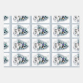 Bichon Frise Christmas Geschenkpapier Set (Vorderseite)