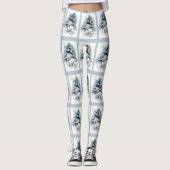 Bichon Frise Christmas Leggings (Vorderseite)