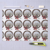 Bichon Frise Christmas Seidenpapier (Handwerk)