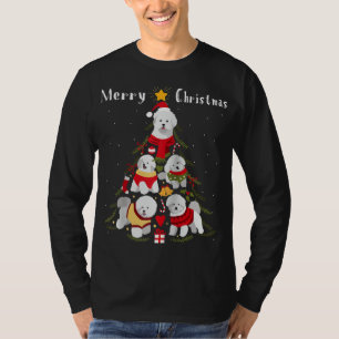 Bichon Frise Christmas Tree Xmas Dog Lover T-Shirt
