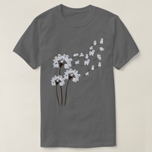 Bichon Frise Dandelion T-Shirt (Design vorne)