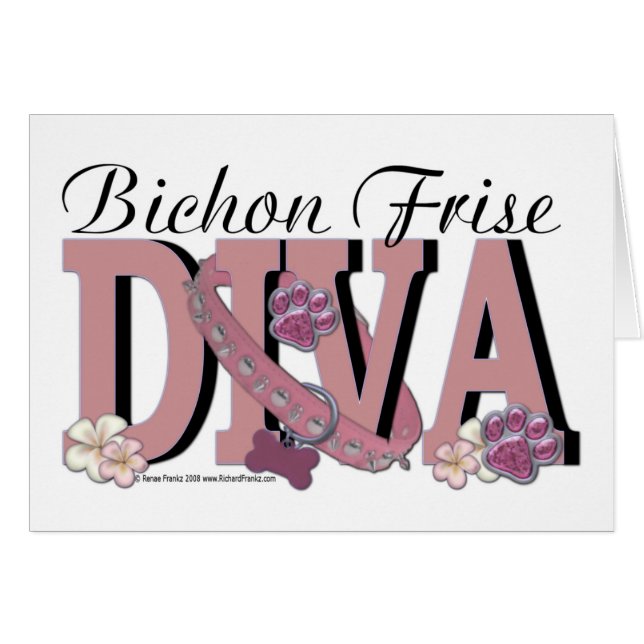Bichon Frise DIVA (Vorderseite (Horizontal))
