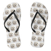 Bichon Frise Dog 3D Inspiriert Badesandalen (Fußbett)