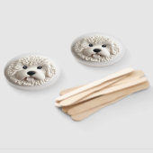 Bichon Frise Dog 3D Inspiriert Fächer (Non-assembled)
