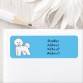 Bichon frise dog Cartoon Illustration (Insitu)