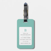 Bichon Frise Dog Gepäckmarke Gepäckanhänger (Rückseite vertikal)