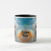 Bichon Frise Dog Impressionistischer Paint Tasse (Zentrum)