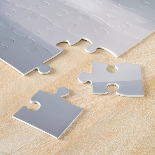 Bichon Frise Dog in Schnee Weihnachten Puzzle (Seite)