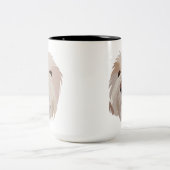 Bichon Frise Dog Lover Bichon Frise Zweifarbige Tasse (Mittel)