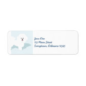 Bichon Frise Dog Mailing Labels (Vorne)