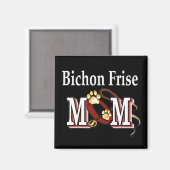 Bichon Frise Dog MAMA Magnet (Vorderseite/Rückseite)