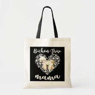 Bichon Frise Dog Mom Funny Funny Mother's Day Tragetasche