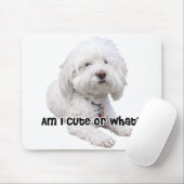 Bichon Frise Dog Mousepad (Mit Mouse)