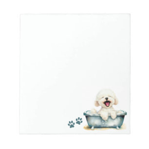 Bichon Frise Dog Notizblock