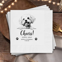 Bichon Frise Dog Personalisiert Cheers