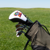 Bichon Frise Dog Pop Art Golf Headcover (In SItu)