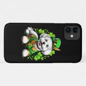 Bichon Frise Dog St Patrick's Day Case-Mate iPhone Hülle (Rückseite (Horizontal))