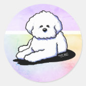 Bichon Frise Dog Stickers (Vorderseite)