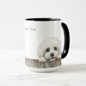Bichon Frise Dog Tasse (VorderseiteRechts)