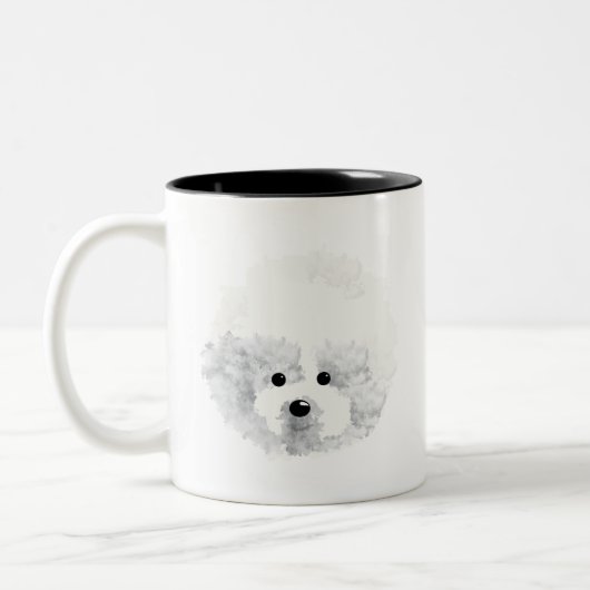 Bichon Frise dog Tasse (Links)