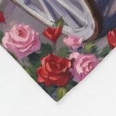 Bichon Frise Dog Valentine's Day Fleecedecke (Ecke)