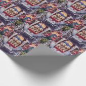 Bichon Frise Dog Valentine's Day Geschenkpapier (Ecke)