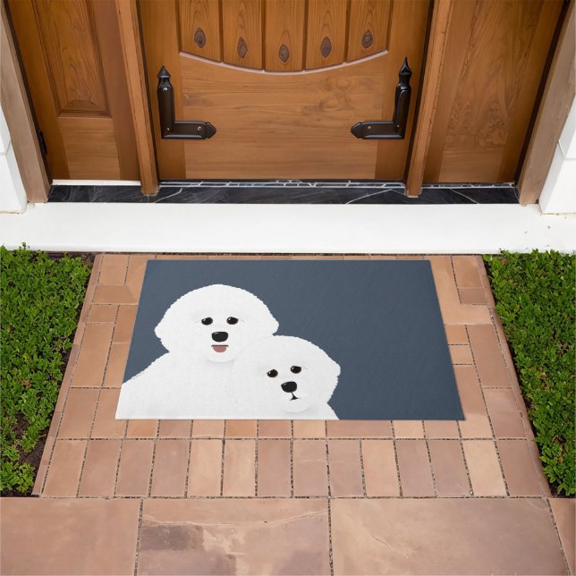 Bichon Frise Doormat Fußmatte (Außenbereich)