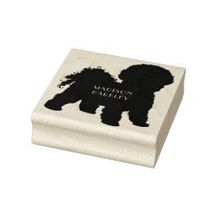 Bichon Frise Doppy Welpe Gummistempel