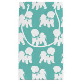 Bichon Frise Doppy Welpe Kleine Geschenktüte (Rückseite)