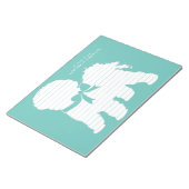 Bichon Frise Doppy Welpe Notizblock (angewinkelt)